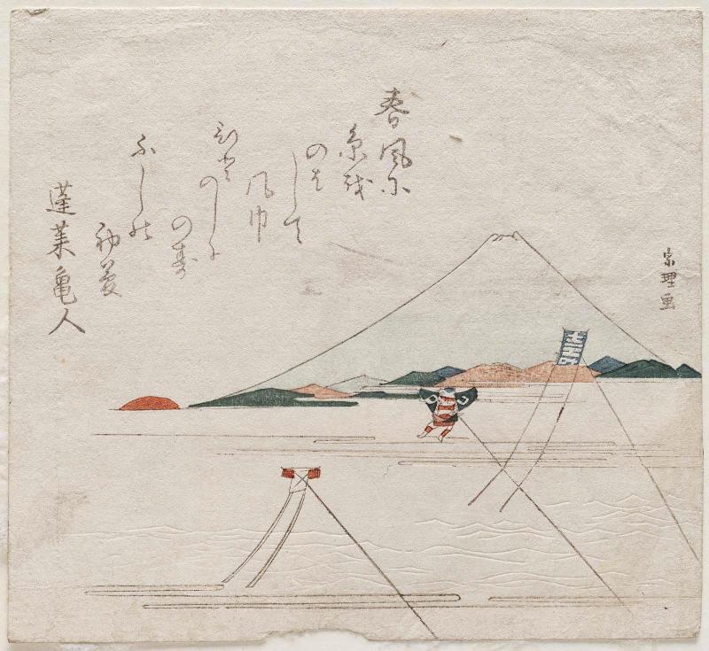 Mount Fuji and Kites