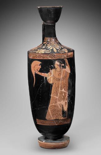 Oil flask (lekythos) with Athena
