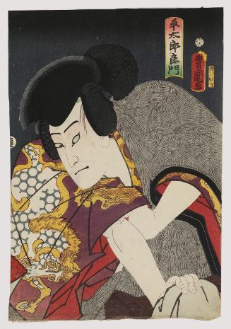 Actor Nakamura Fukusuke I as Taira Tarô Yoshikado