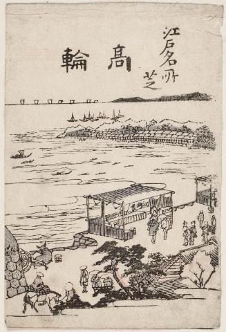 Takanawa in Shiba (Shiba Takanawa), from the series Famous Places in Edo (Edo meisho)