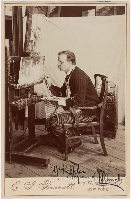 Portrait of Frederick Stuart Church in His Studio