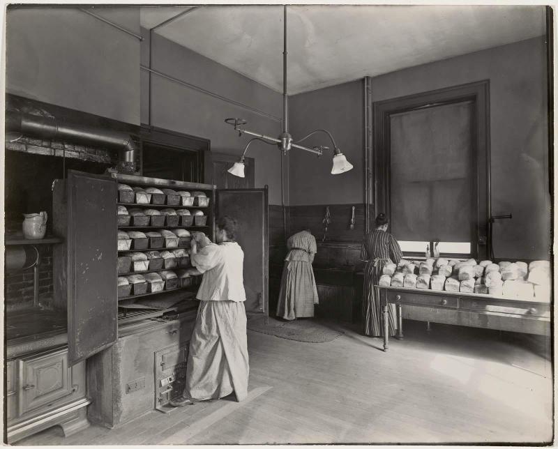 Women Baking Bread