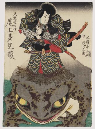 Actor Onoe Tamizô II as Tenjiku Tokubei