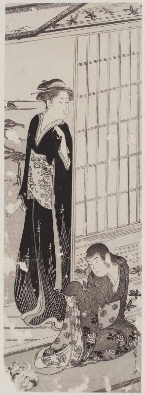 Suma, from the series Genji in Fashionable Modern Guise (Fûryû yatsushi Genji)