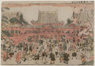 View of Tôeizan Temple at Ueno (Ueno Tôeizan no zu)