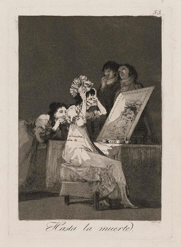 Hasta la muerte. (Until Death); Caprichos 55