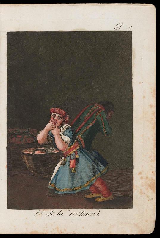 El de la rollona (Nanny's Boy); Plate 4 bound into "Los Caprichos"