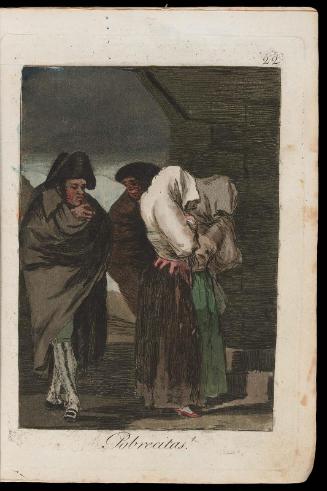 Pobrecitas! (Poor little girls!); Plate 22 bound into "Los Caprichos"