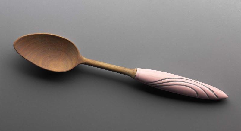 "Aqua Marine" salad serving spoon