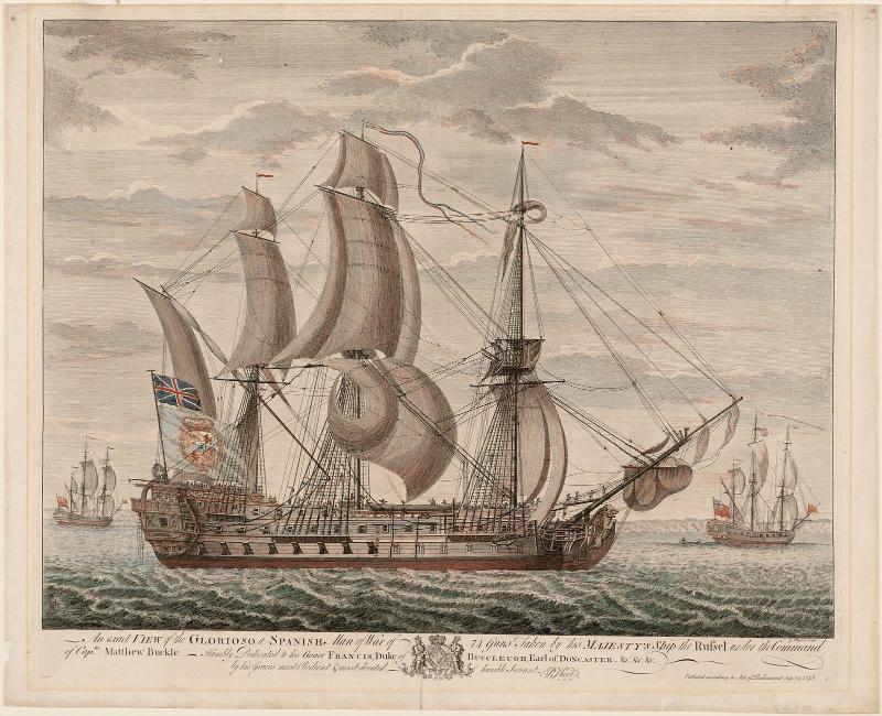 An Exact View of the Glorioso, a Spanish Man-of-War