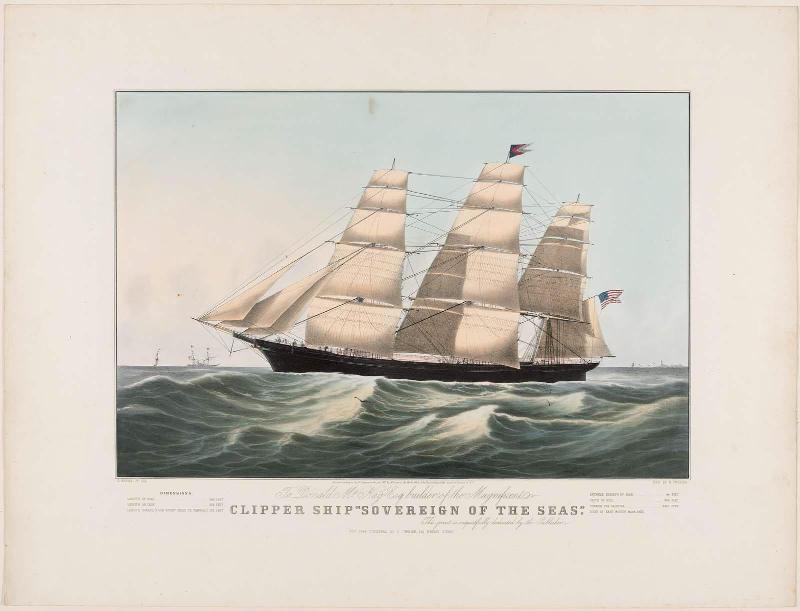 Clipper Ship "Sovereign of the Seas"