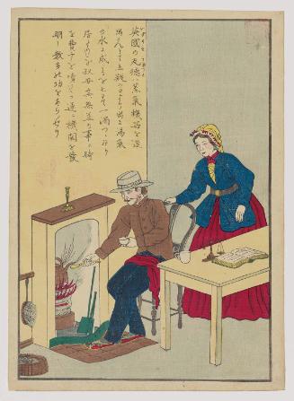 James Watt (1736–1819), the Inventor of the Steam Engine, from an untitled educational series of Lives of Great People of the West