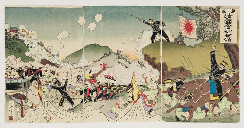 The Second Army Occupies Jinzhou in China (Dainigun Seikoku Kinshû senryô)