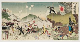 The Second Army Occupies Jinzhou in China (Dainigun Seikoku Kinshû senryô)