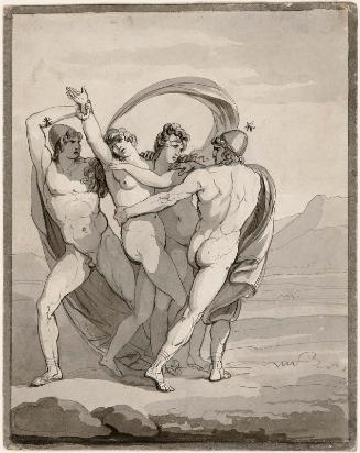 Abduction Scene [The Rape by Castor and Pollux of the Daughters of Leucippus?]