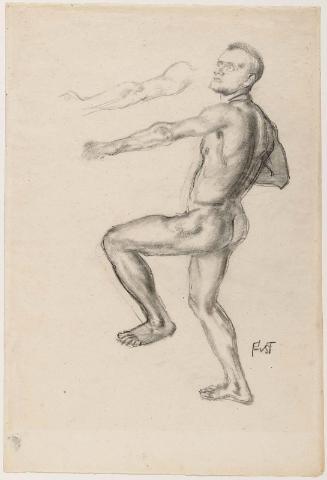 Male Nude with Outstretched Arm