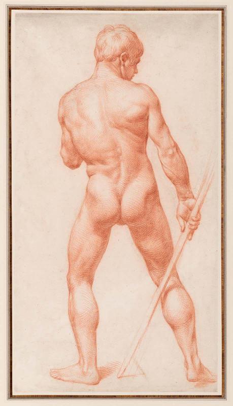 Male Nude with Staff