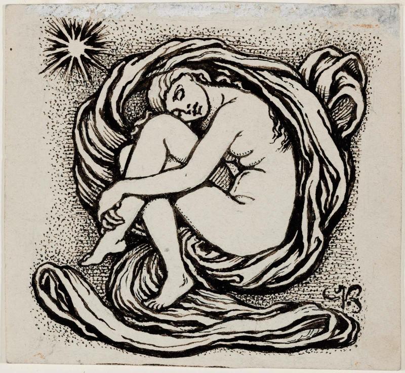 Sleeping Nude Woman with Drapery