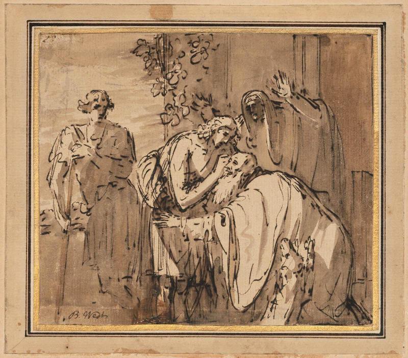 Tobias Curing His Father's Blindness