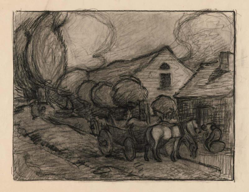Smithy with Horse and Cart, Szeliwy