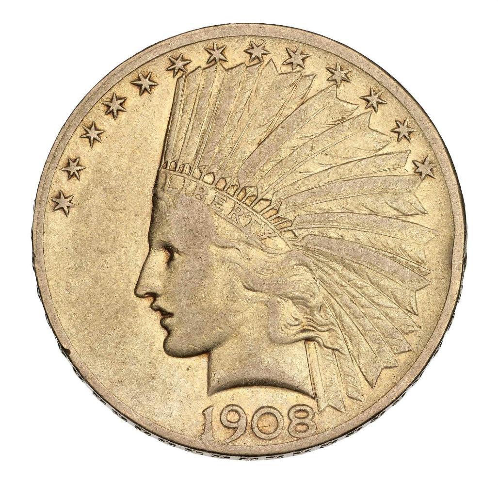 Indian Head type (with motto)