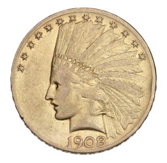 Indian Head type (with motto)