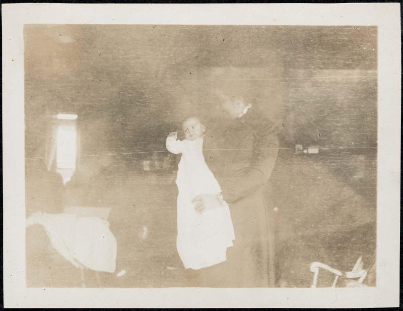 Emily held by Amelia Maria Ely Howe (her mother)