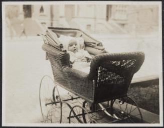 Emily in carriage (Outdoors)