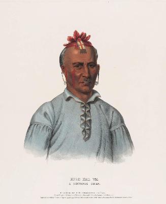 History of the Indian Tribes of North America: Kish-Kal-Wa. A Shawanoe Chief.