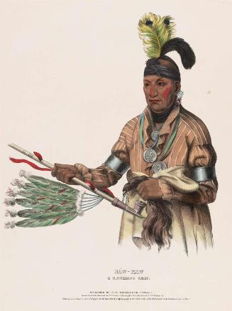 History of the Indian Tribes of North America: Naw-Kaw. A Winnebago Chief.