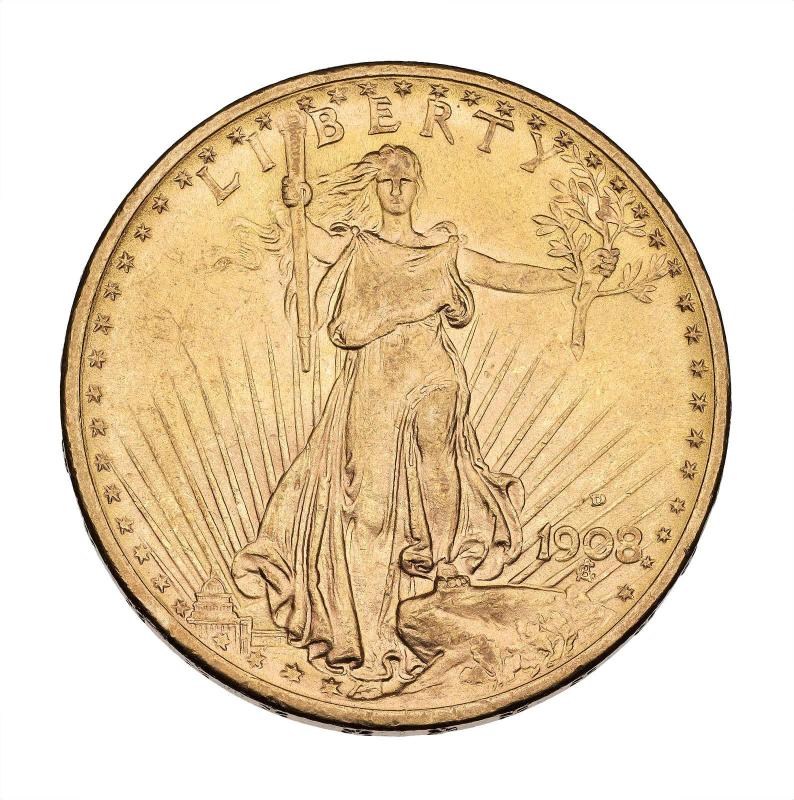 Standing Liberty type (motto added)