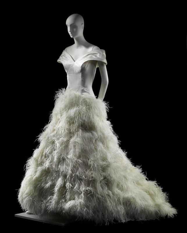 Woman's wedding dress