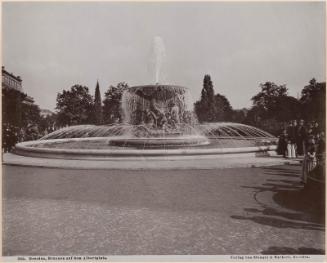 Dresden, Brunnen auf dem Albertplatz