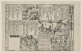 Old and NewTales of the Yoshiwara: The Big Spenders in the Age of Takao, Illustrated by  Hishikawa Moronobu (Takao no zensei yasune no gunju, Kokon Yoshiwara kidan, Hishikawa Moronobu zu)