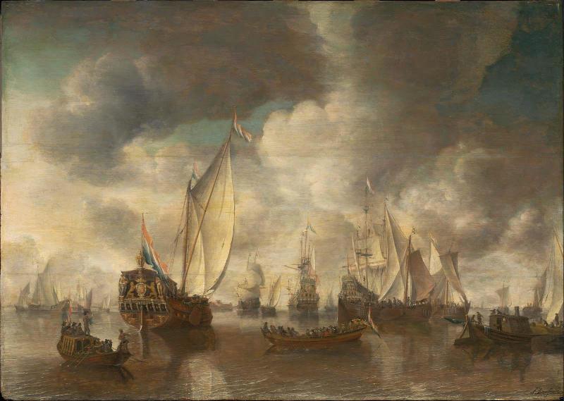 Yacht of the Princes of Orange and Other Ships