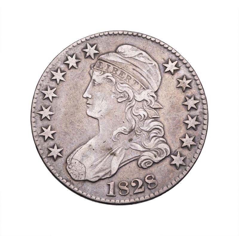Capped Bust type (lettered edge)