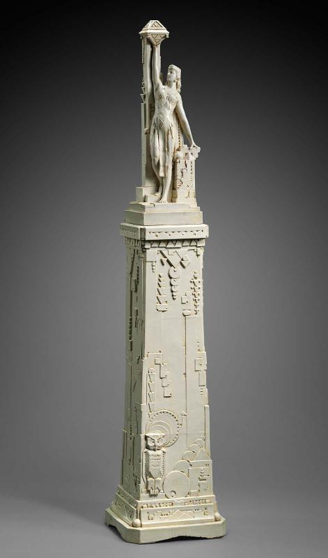 Pedestal and lamp