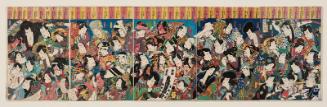 Actors for the Fifty-three Stations of the Tôkaidô (Haiyû mitate Tôkaidô gojûsan eki)