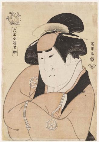 Actor Yamashita Kinsaku II, also called Tennôji Rikô, as the Maid Okane, Actually Iwate Gozen, Wife of Sadato