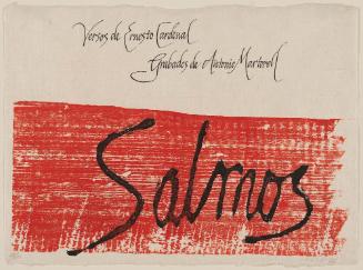 Frontispiece to the portfolio Los Salmos (The Psalms)