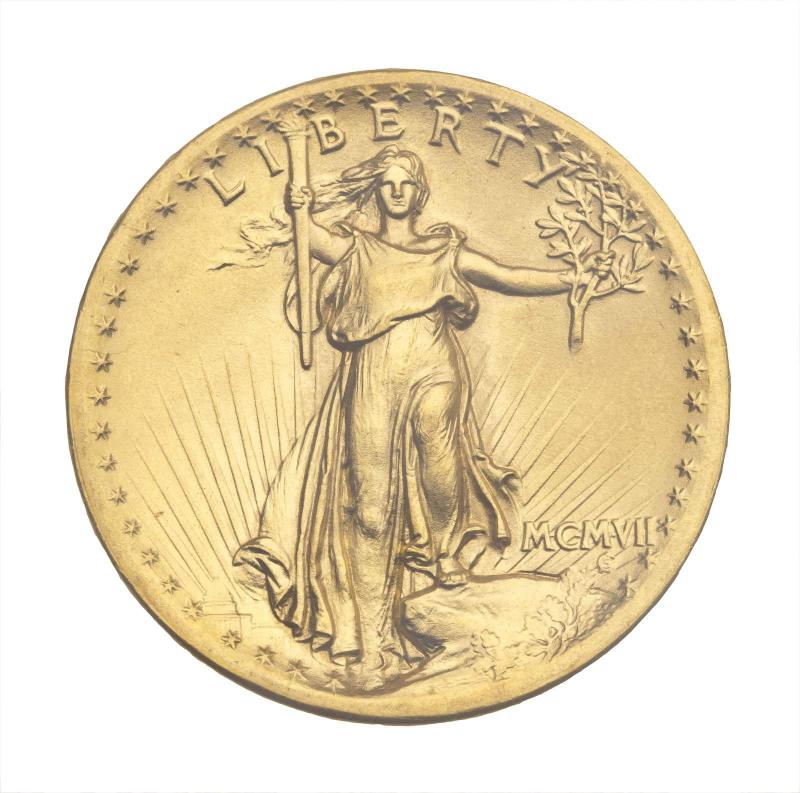 Standing Liberty type (Roman date with plain edge)