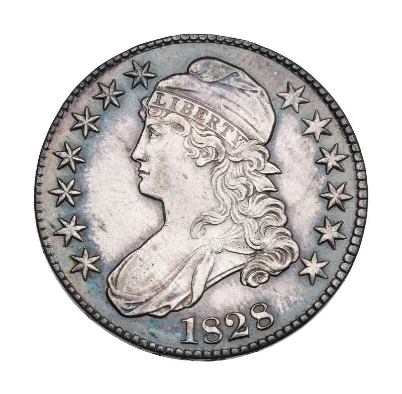 Capped Bust type (lettered edge)