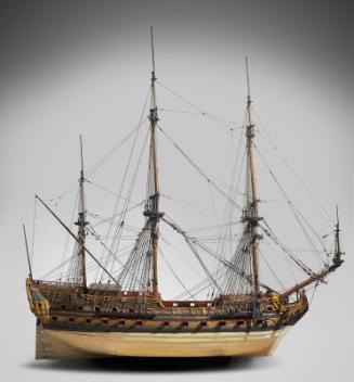 Model of the Dutch East India Company ship "Valkenisse"