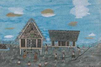 Ngasech-Ceremony of Palau. Special to the Mother after Birth of First Child. 1971