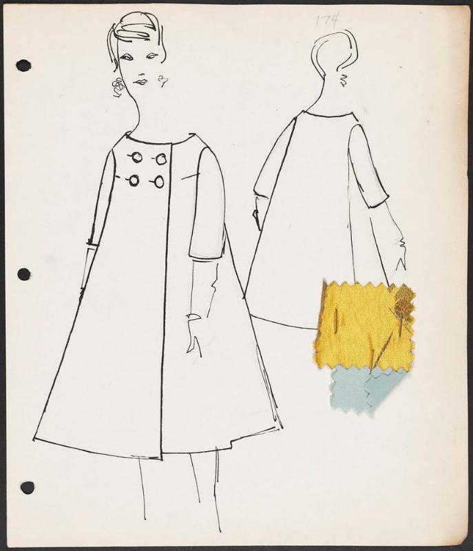 Page from sketch book - Fall 1958 Part 1