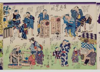 Flourishing Business for Merchants in the Summertime (Natsu akindo han'ei no zu)