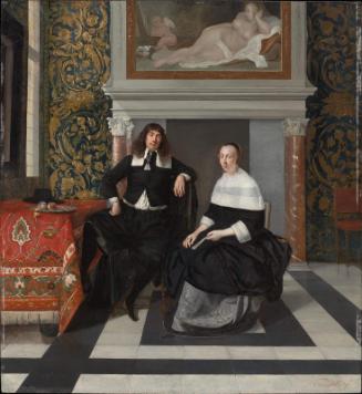 Portrait of a Man and Woman in a Refined Interior