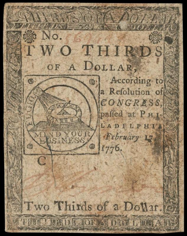 Continental Bill of Credit