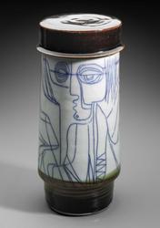 Covered jar