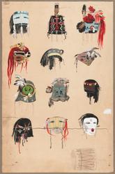 Drawing relating to the "American Indian" series of designs